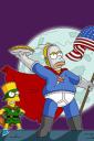 Super Homer (free iPhone wallpaper)