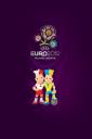 Euro 2012 - Slavek and Slavko and Logo (free iPhone wallpaper)