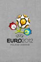 Euro 2012 - Logo gray - free iPhone background